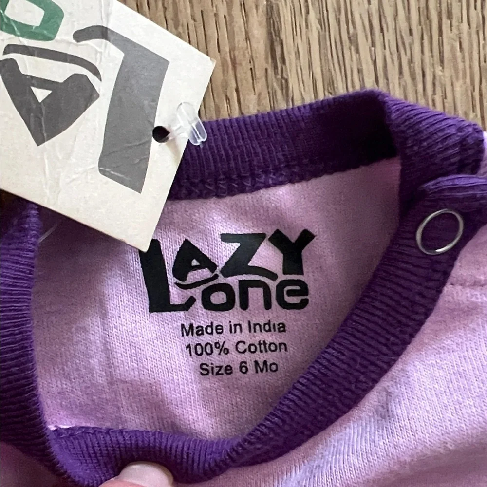 Lazy‎ One Lavender Moose Yellowstone National Park Infant Bodysuit 6 months